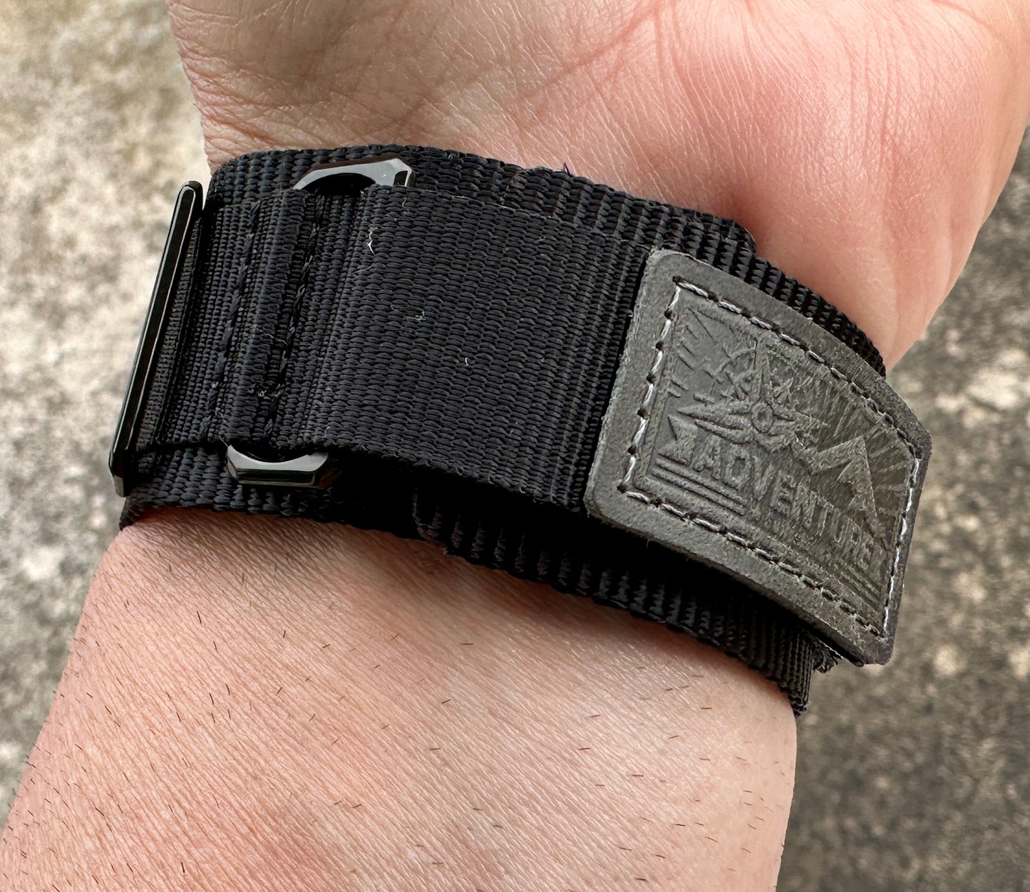 Apple Watch Ultra Stealth Recon Modification Kit Black Tactical Nylon Band TPU Case 49mm