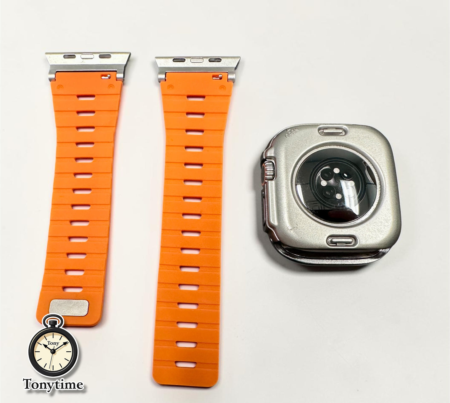AeroFlex Horizon Piano Modification Kit Apple Watch Ultra 49mm Custom Sport Band + Hard Case with Screen Protector