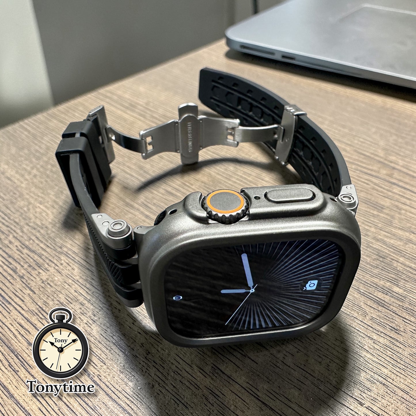 Titanium Sentinel Ultra Elite Modification Kit – Built for the Apple Watch Ultra with Butterfly Clasp