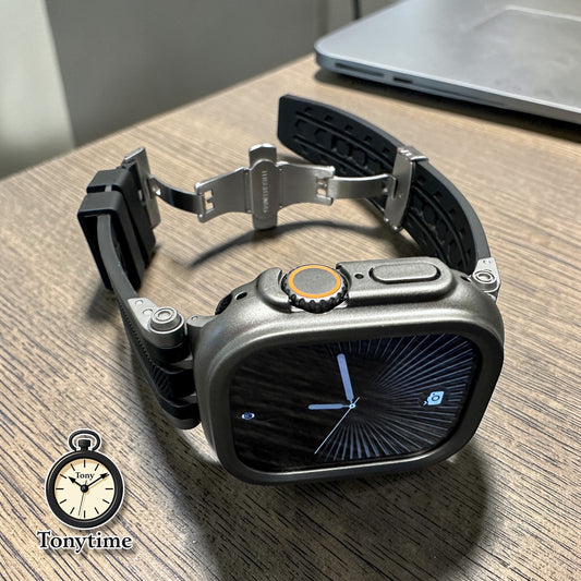 Titanium Sentinel Ultra Elite Modification Kit – Built for the Apple Watch Ultra with Butterfly Clasp