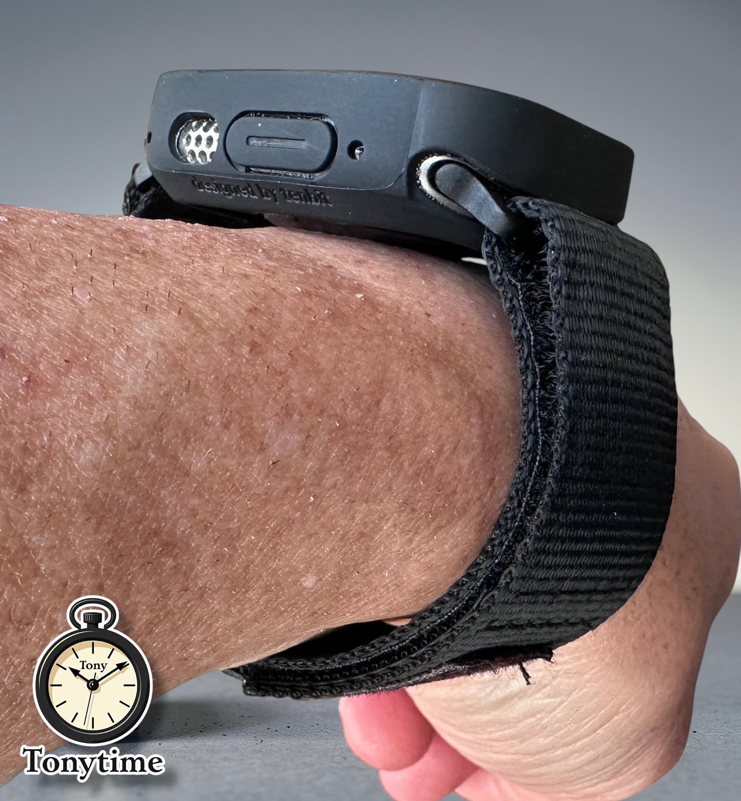 Apple Watch Ultra Stealth Modification Kit – All Black TPU Case + Fidlock Band | TonyTime70