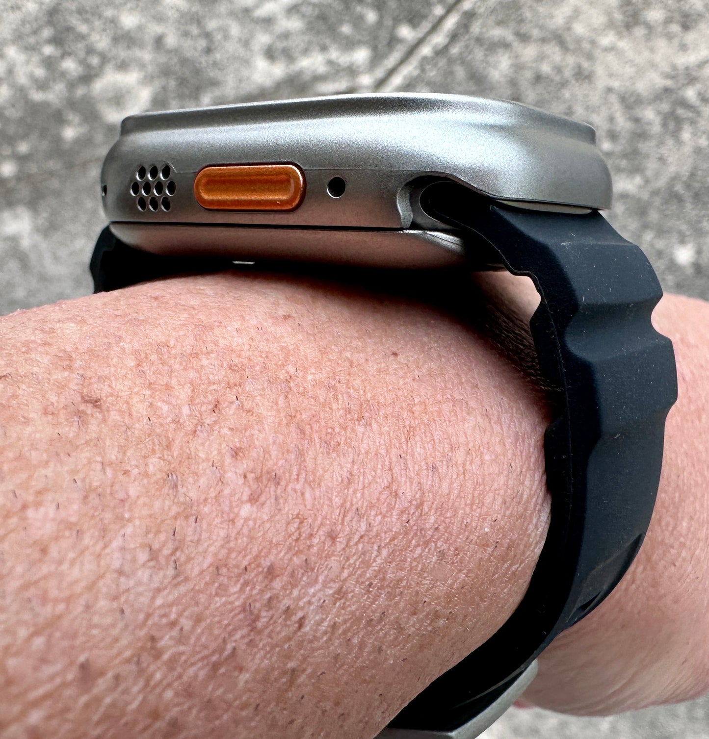 Titan Shadow Modification Kit For Apple Watch Ultra 49mm-Titanium Style Case +Rugged Band