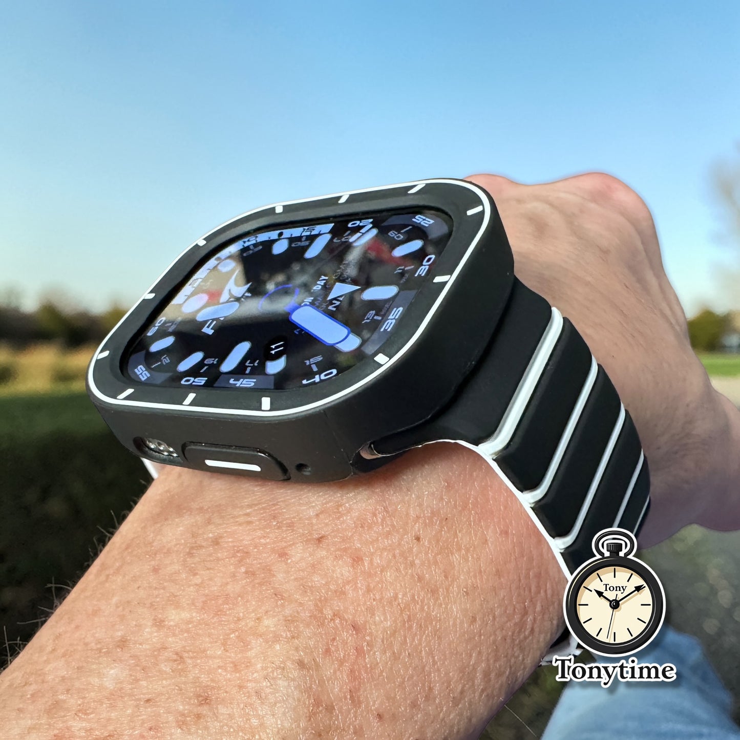 Shadow Divide Apple Watch Ultra Modification Kit – Magnetic Band + Rugged Case 49mm