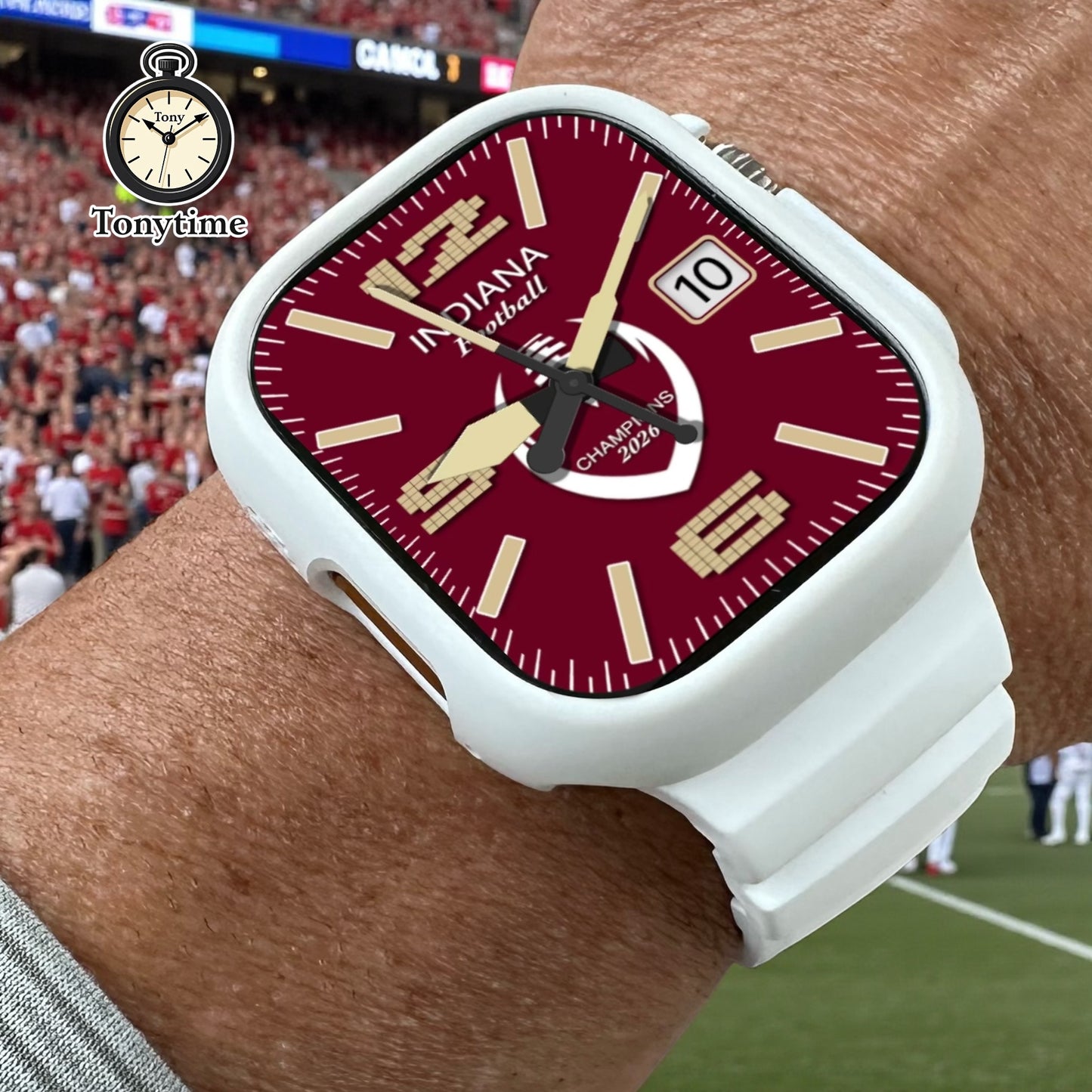 Indiana Football – Game Day Inspired Watch Face Clockology