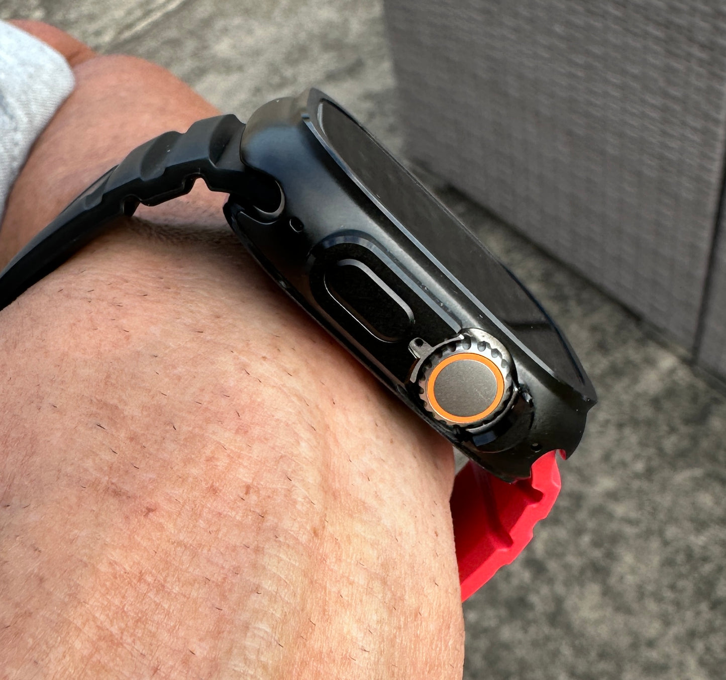 Throttle Performance Armor Mod Kit for Apple Watch Ultra | 2 Premium Bands + Glass Screen Protector