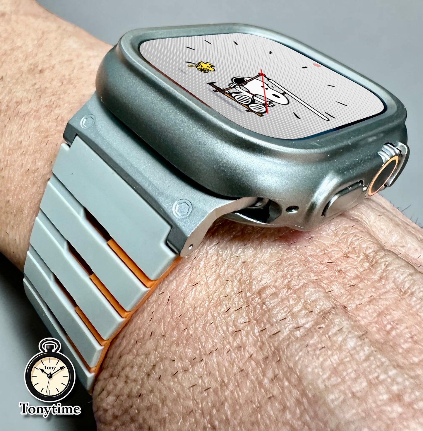 AeroFlex Horizon Piano Modification Kit Apple Watch Ultra 49mm Custom Sport Band + Hard Case with Screen Protector