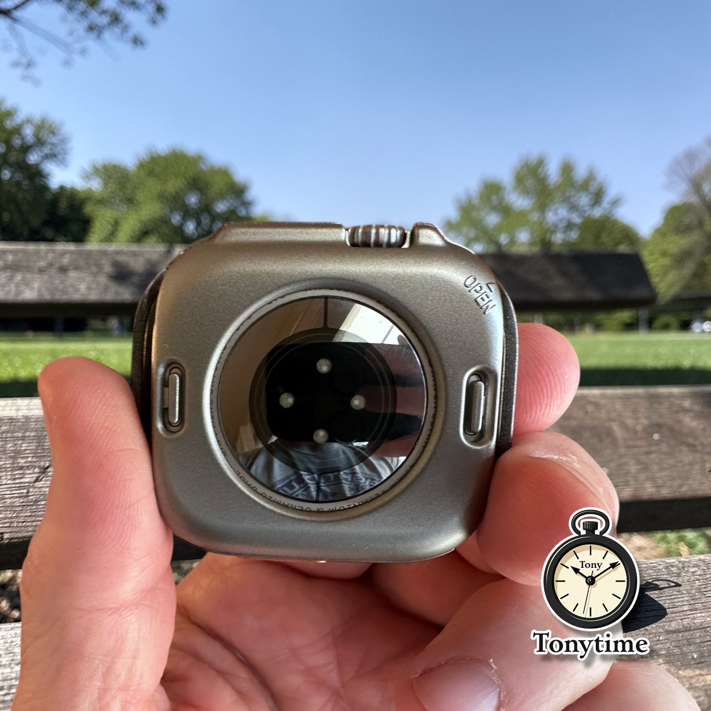 Titanium Sentinel Shadow Ultra Elite Modification Kit Apple Watch 49mm Case + Butterfly Clasp