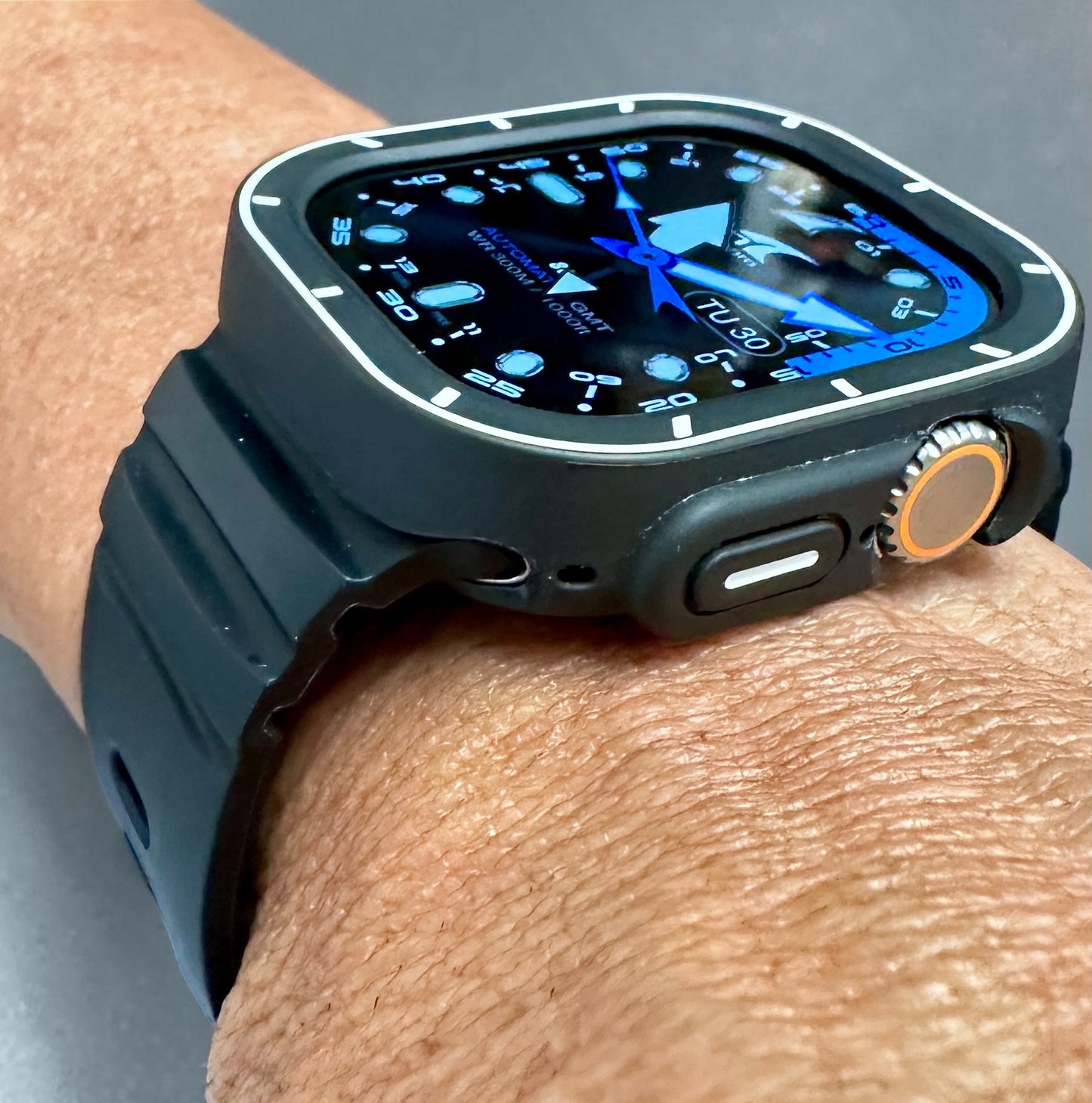 Oceanmaster Dive Mod Kit for Apple Watch Ultra | Premium Band + 2 TPU Cases
