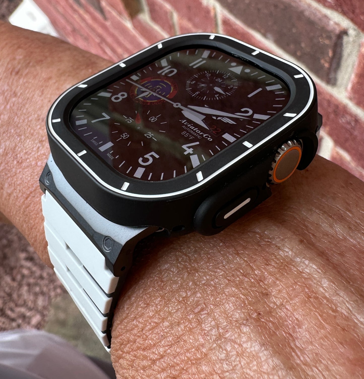 Stealth Contrast Piano Ultra Modification Kit 49mm – Limited Build | Apple Watch Ultra Case + Band (Copy)