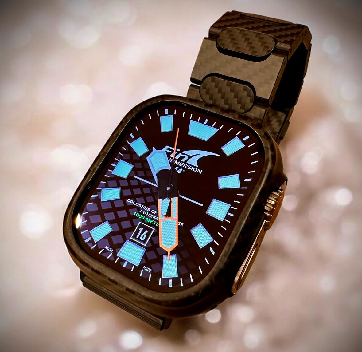 Fin® Submersion – Professional Dive-Style Apple Watch Face (Clockology)