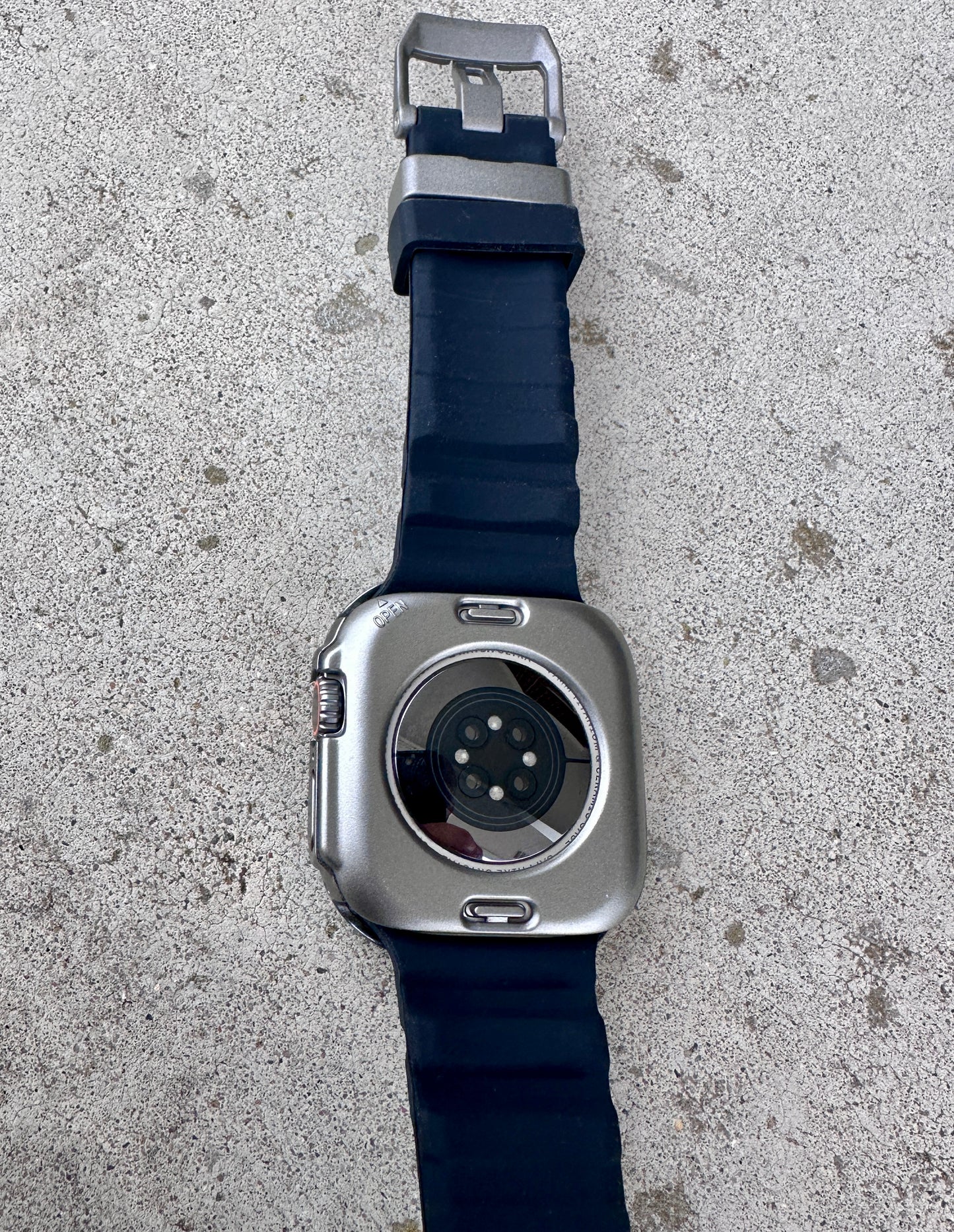 Titan Shadow Modification Kit For Apple Watch Ultra 49mm-Titanium Style Case +Rugged Band