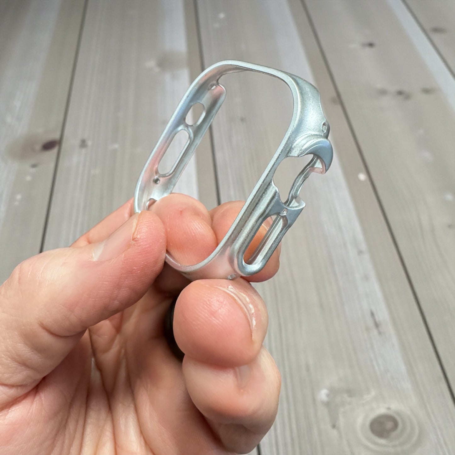 Apple Watch Ultra Modification Kit Summit Series – Nylon Strap + Silver Hardware band