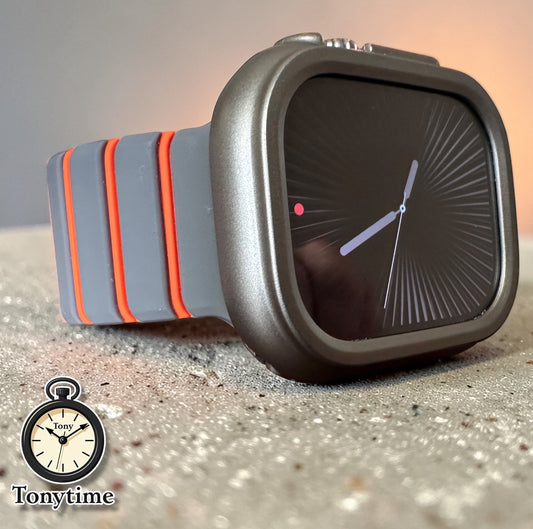 Afterburner Core Ultra Modification Kit for Apple Watch Ultra – Tactical Gray Orange case