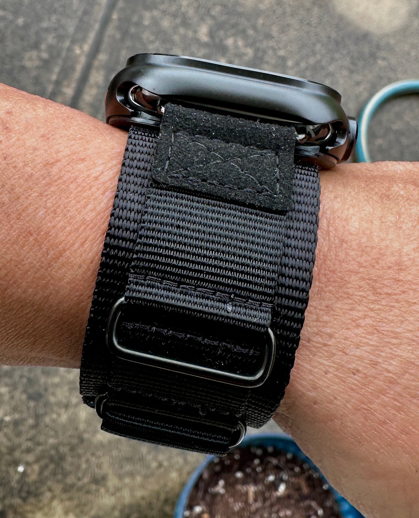 Apple Watch Ultra Stealth Forge Pro Mod Kit - Black Nylon Band+Armor CASE (49mm)