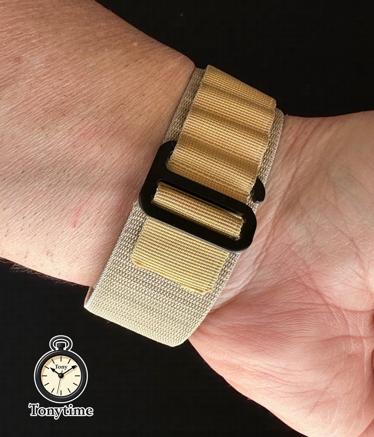 Apple Watch Alpine Loop Nylon Strap Band 42mm-49mm – Two tone Rugged Summit Style