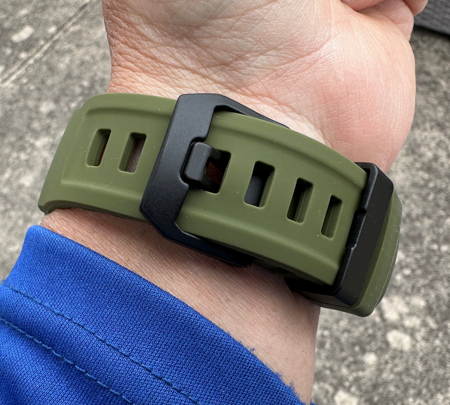 Ranger Tactical Modification Kit Apple Watch Ultra 49mm Green Rugged Band Black TPU Case