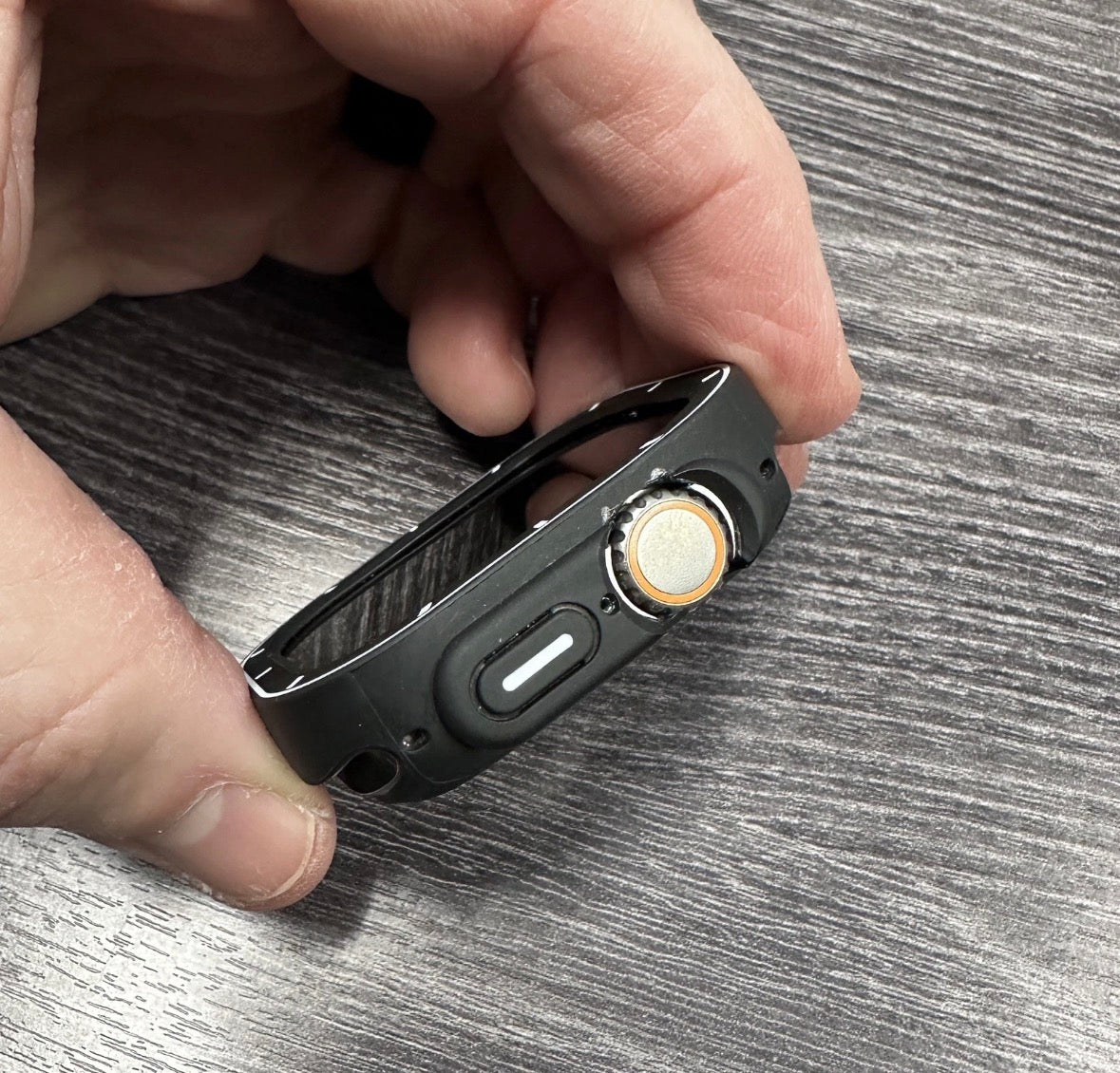 Apple Watch Ultra Modification Kit (49mm) – Stealth Series Ultra Rugged Band + Black TPU Case