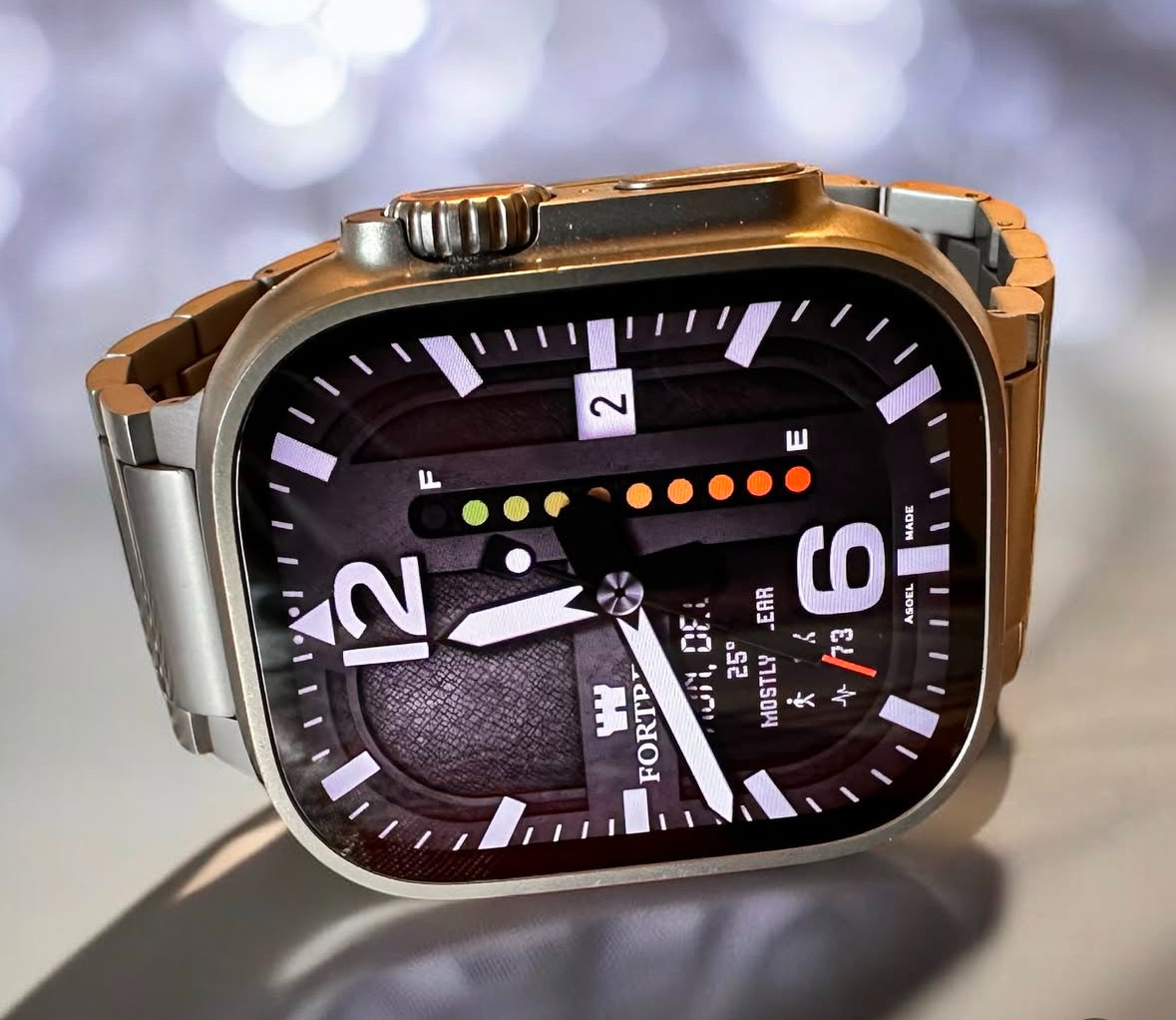 Fortress® Hybrid Assault – Tactical Military Apple Watch Face (Clockology)