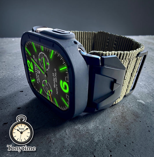 Apple Watch Ultra Modification Kit Summit Series-Nylon Strap + Hardware Premium 49mm