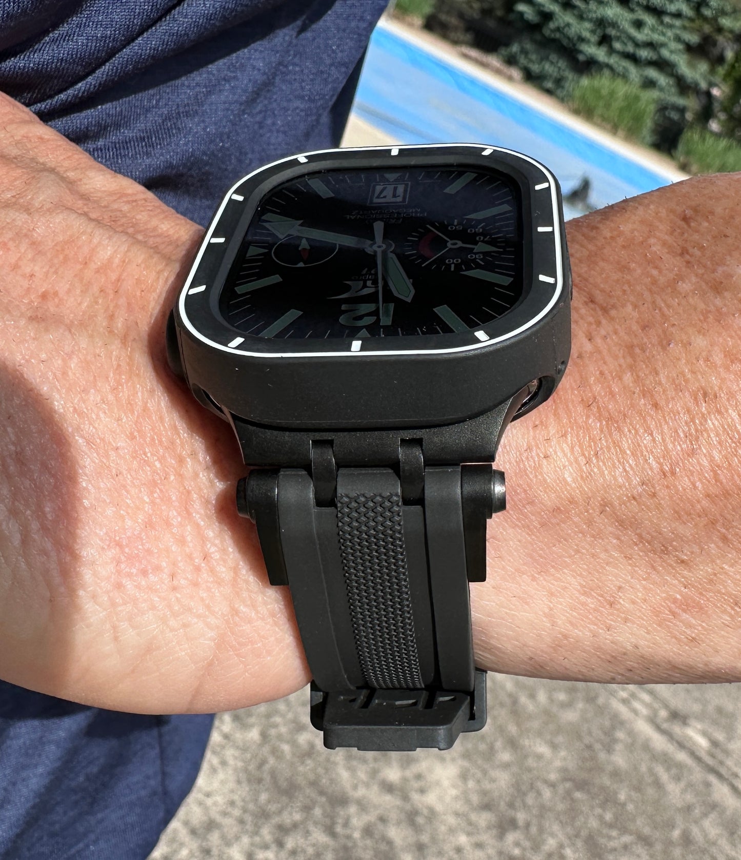 Phantom Vector Arctic Modification Kit-Apple Watch Ultra 49mm TPU Case + Tactical Band