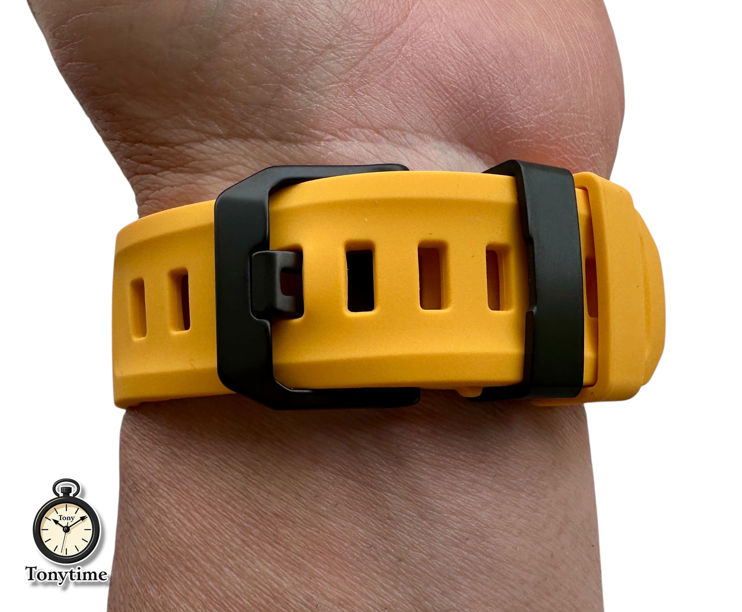 Hazard Tactical Modification Kit Apple Watch Ultra 49mm Yellow Rugged Band Black TPU Case