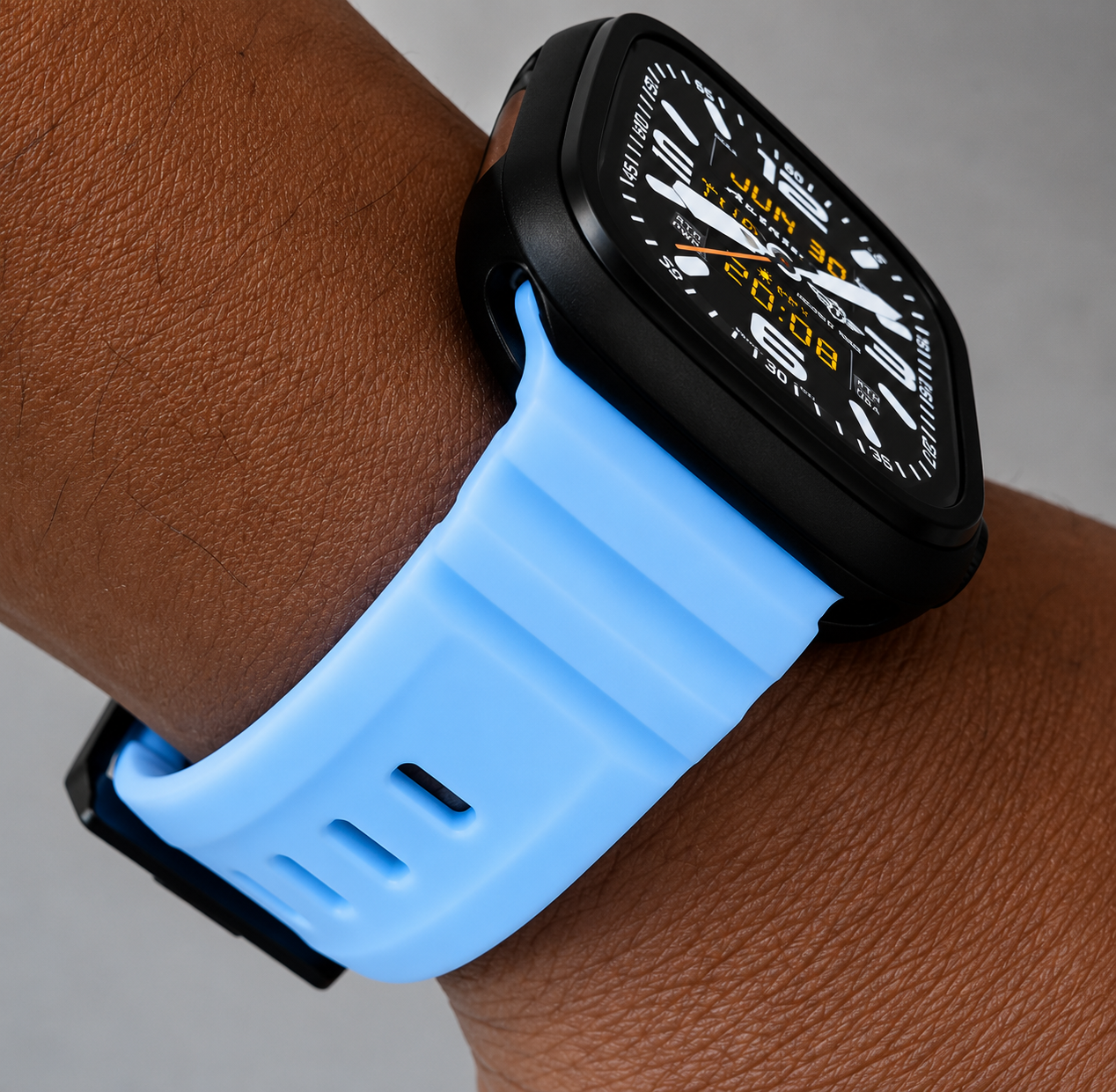 Apple Watch Ultra Glow Pro Armor Modification Kit White Glow Band + Screen Protector