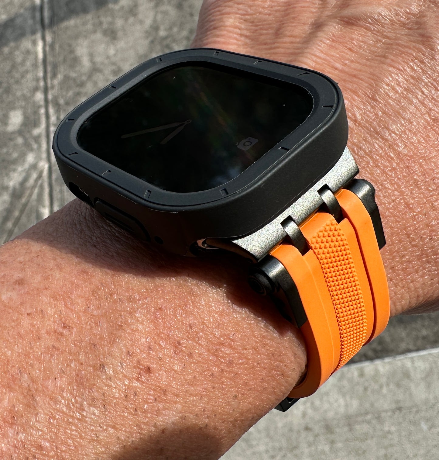 Rescue Vector Modification Kit Apple Watch Ultra 49mm Orange Band + 2 TPU Cases (Copy)