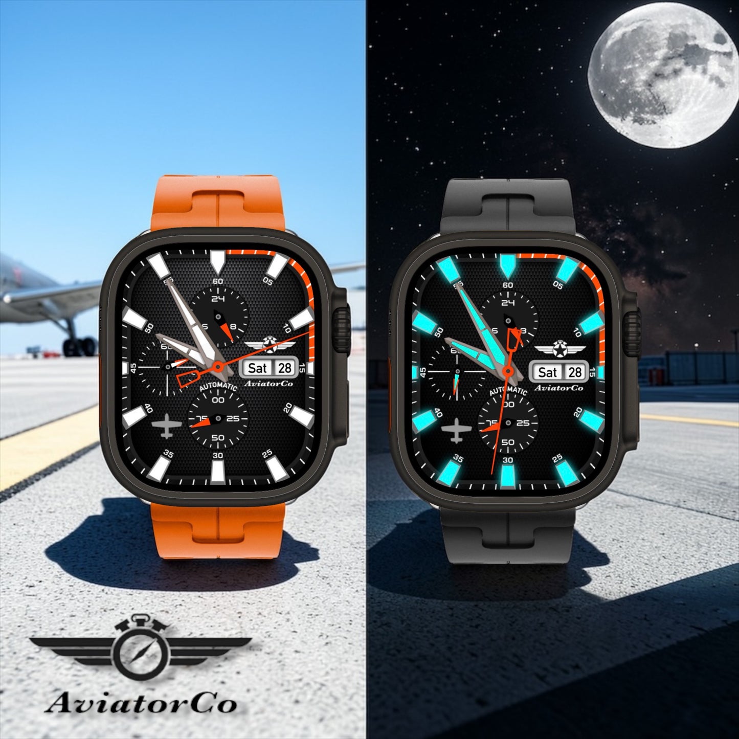 AviatorCo Strike Eagle III – Apple Watch Face for Clockology - Ultra & Series