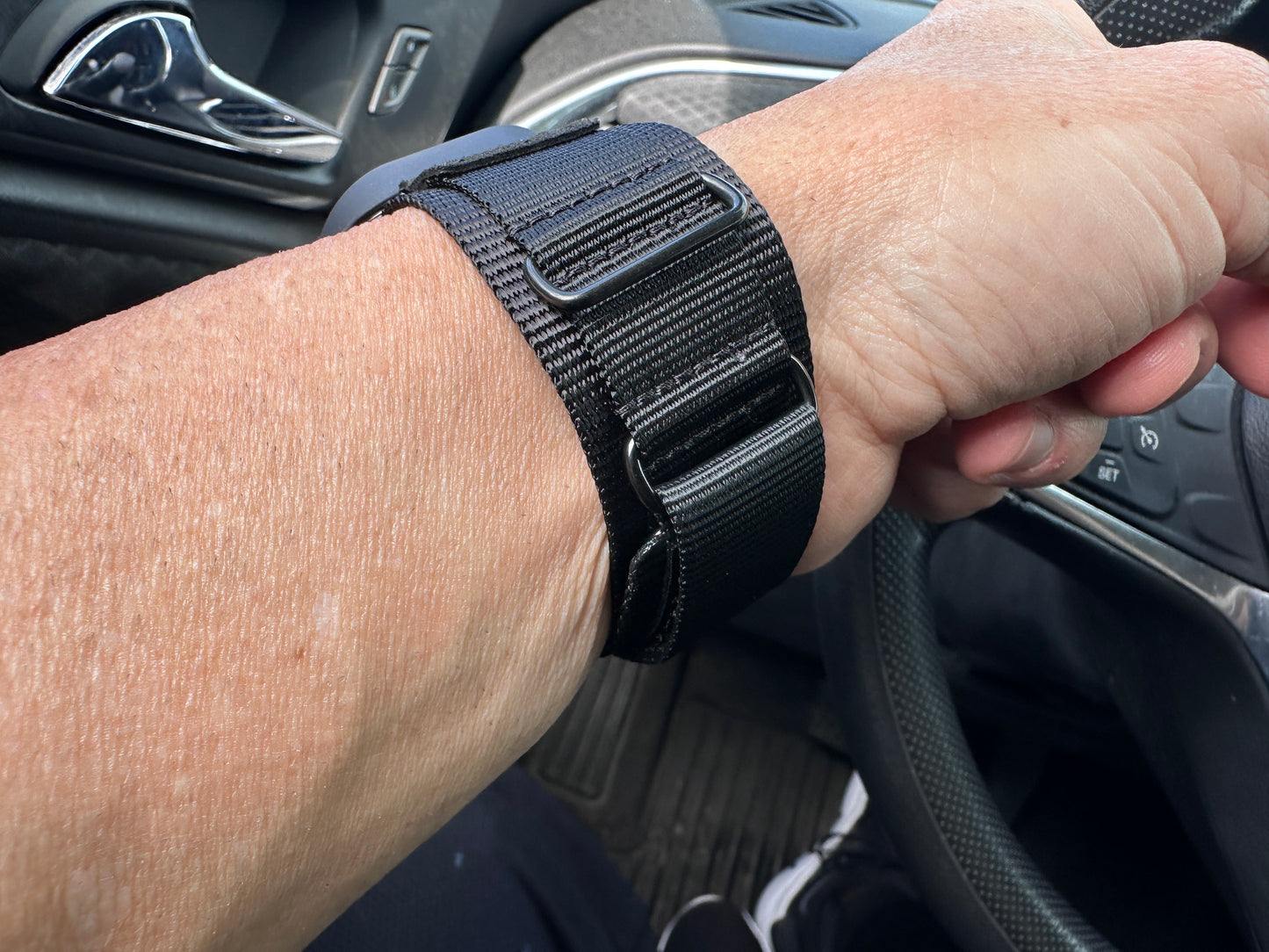 Apple Watch Ultra Stealth Forge Modification Kit - Black Nylon Band + TPU CASE (49mm)