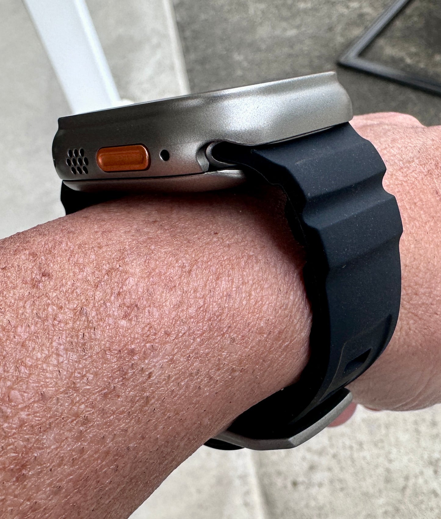 Titan Shadow Modification Kit For Apple Watch Ultra 49mm-Titanium Style Case +Rugged Band
