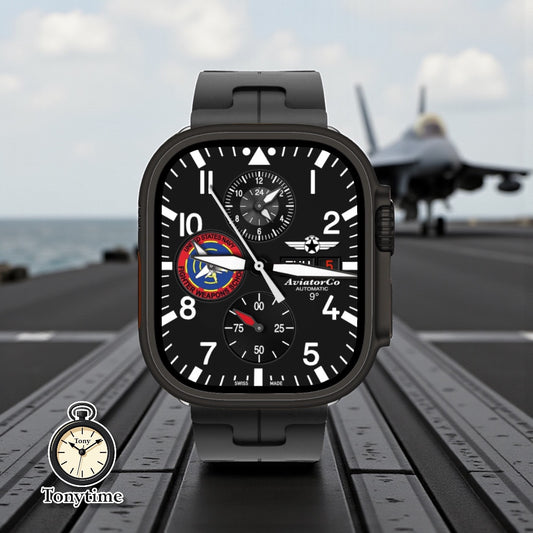 AviatorCo Carrier Strike – Aviation Watch Face for Apple Watch and Clockology