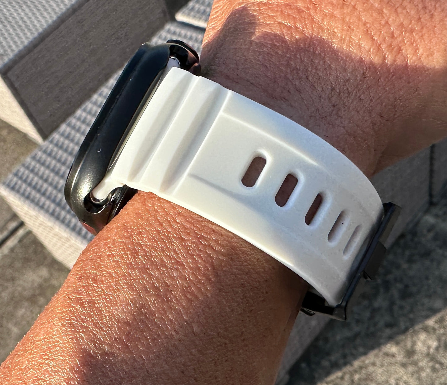 Apple Watch Ultra Glow Pro Armor Modification Kit White Glow Band + Screen Protector
