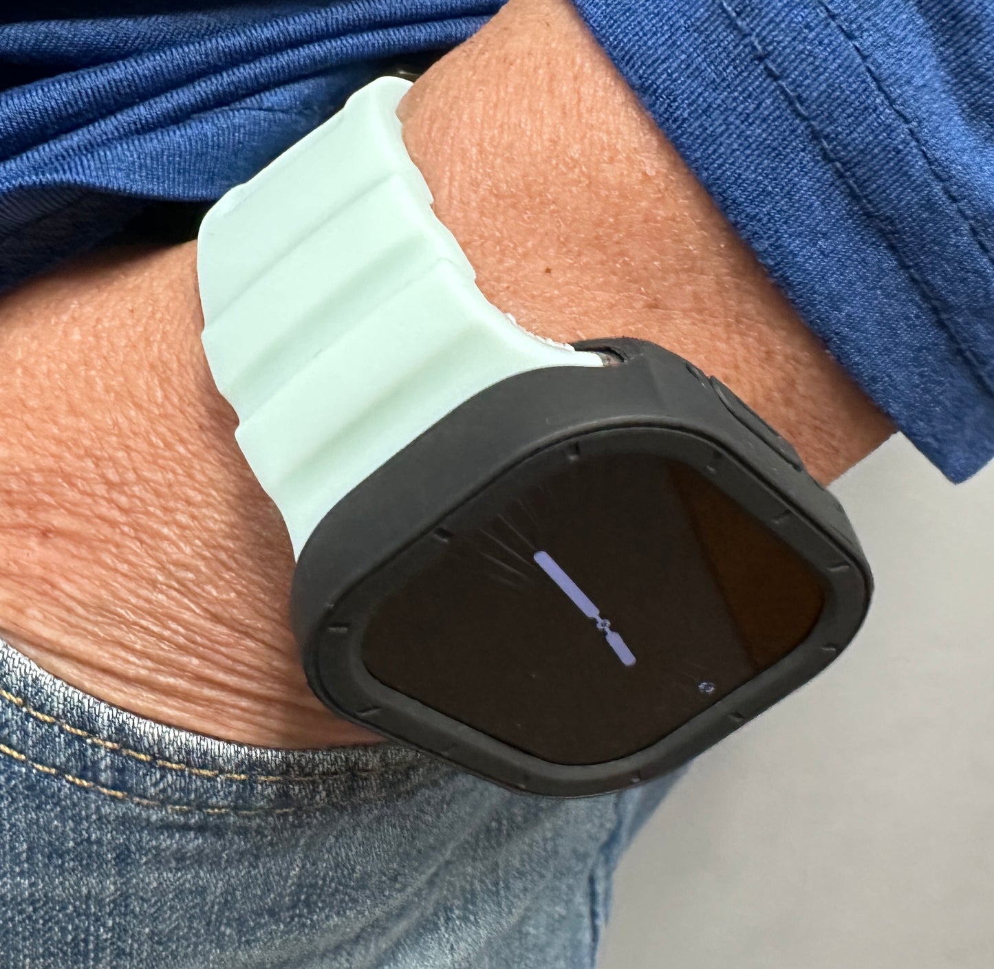 TonyTime70 Mint Glow Tactical Modification Kit – Apple Watch Ultra 49mm