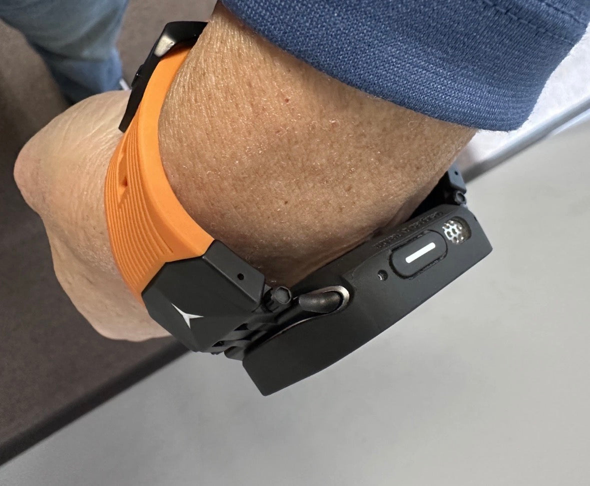 Stealth Inferno Modification Kit (49mm)- Apple Watch Ultra Orange/Black Rugged Sport Band + Black TPU Case