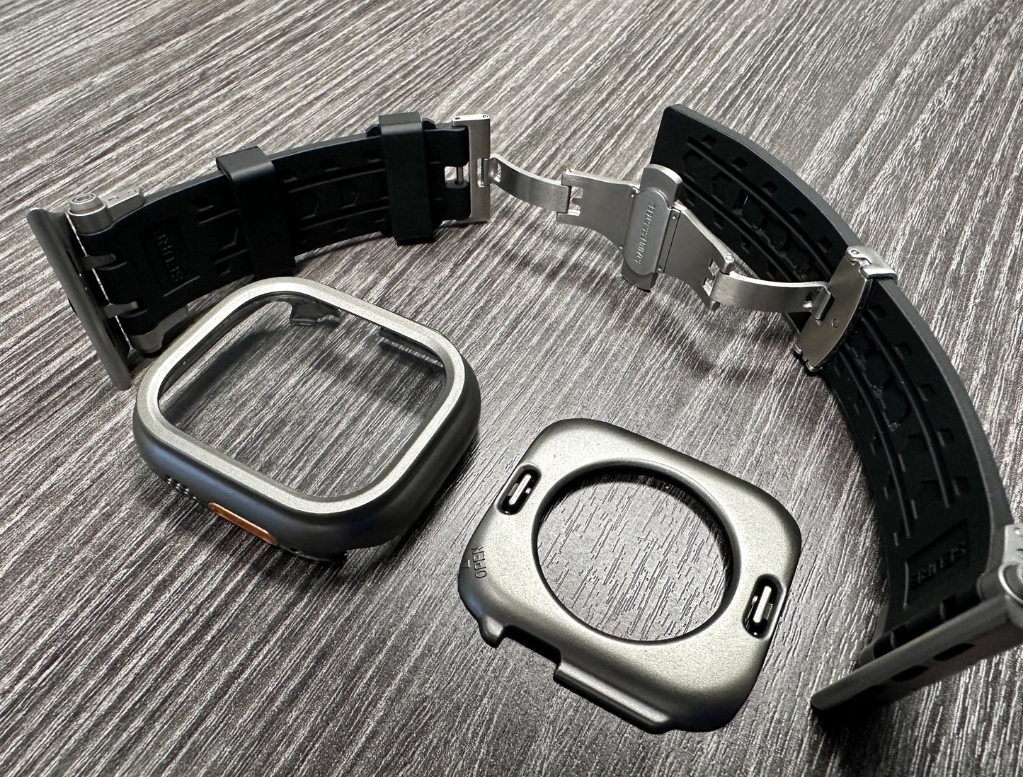 Titanium Sentinel Ultra Elite Modification Kit – Built for the Apple Watch Ultra with Butterfly Clasp