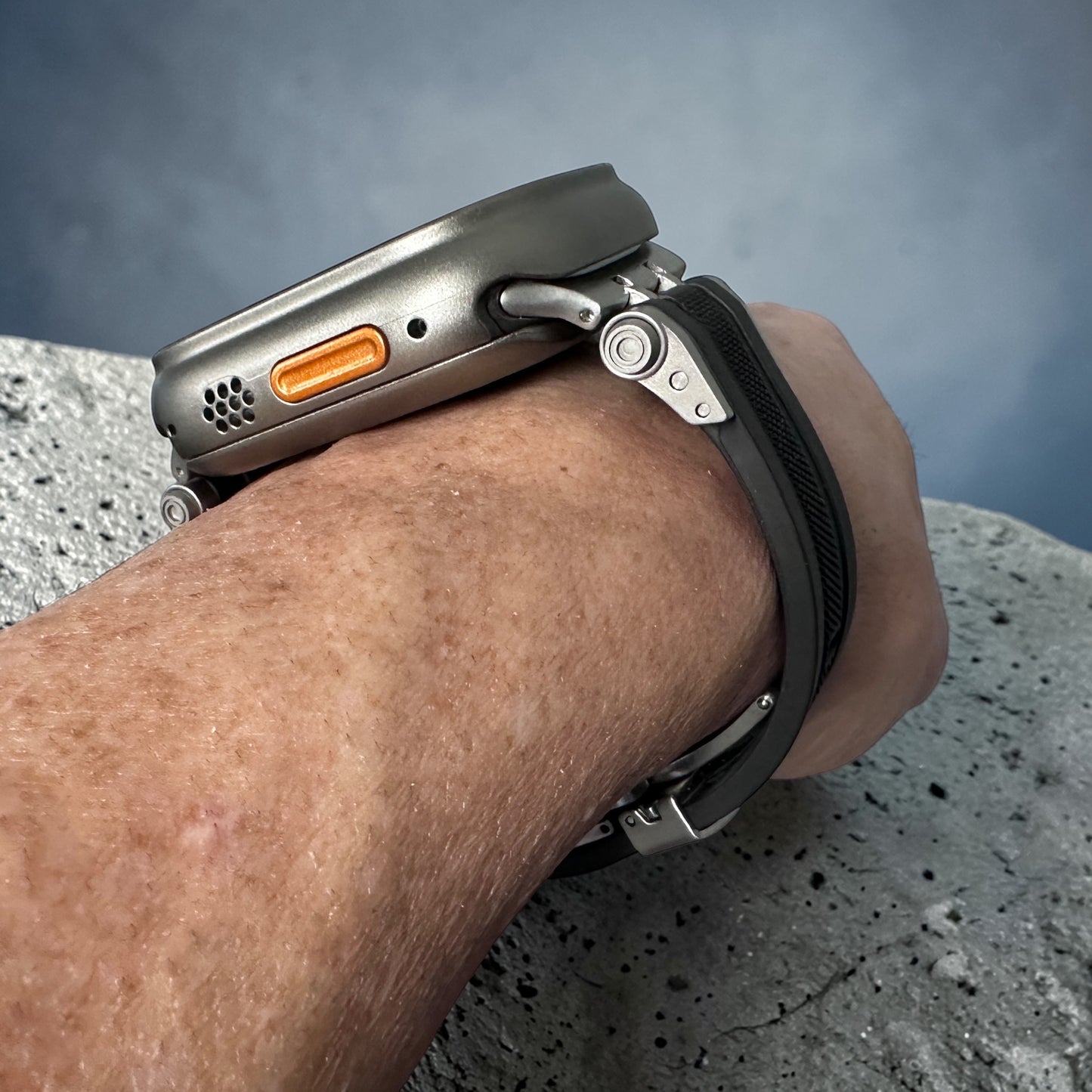 Titanium Sentinel Ultra Elite Modification Kit – Built for the Apple Watch Ultra with Butterfly Clasp