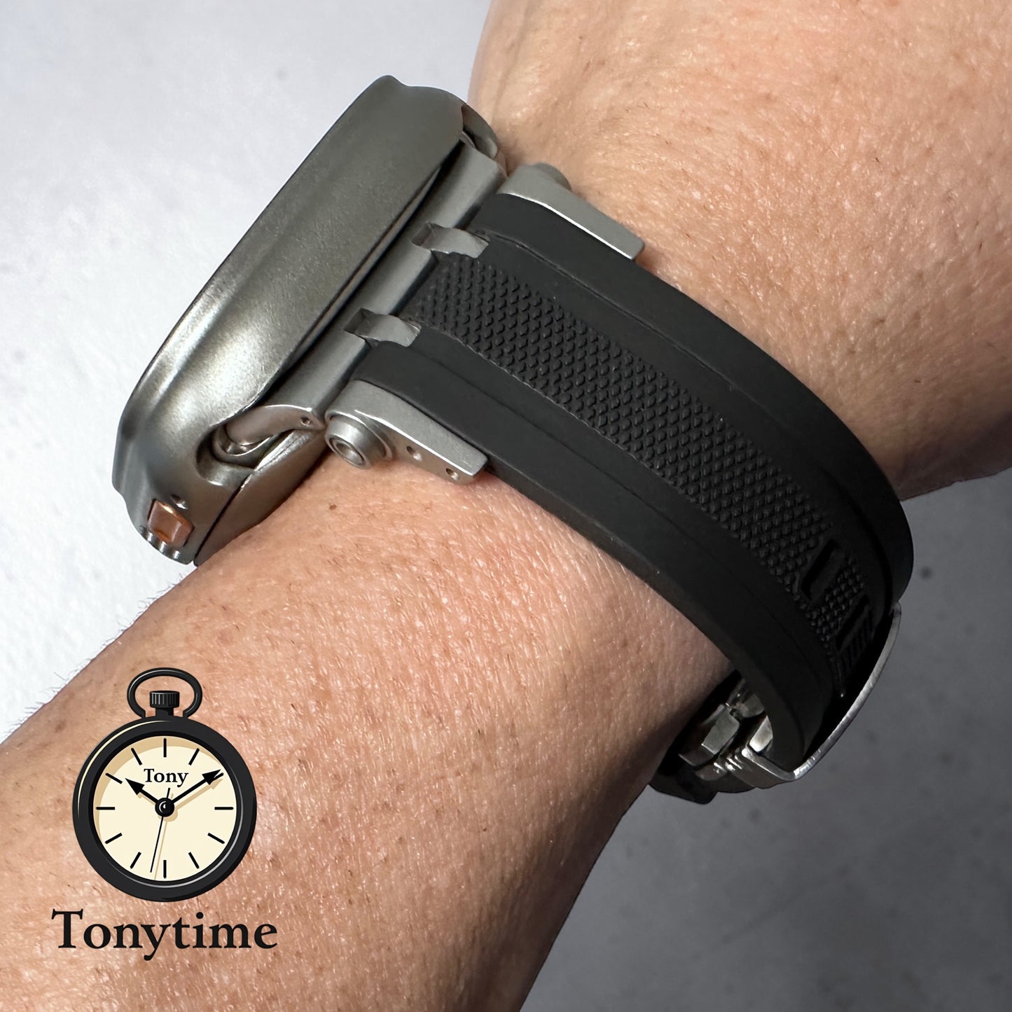 Titanium Sentinel Ultra Elite Modification Kit – Built for the Apple Watch Ultra with Butterfly Clasp