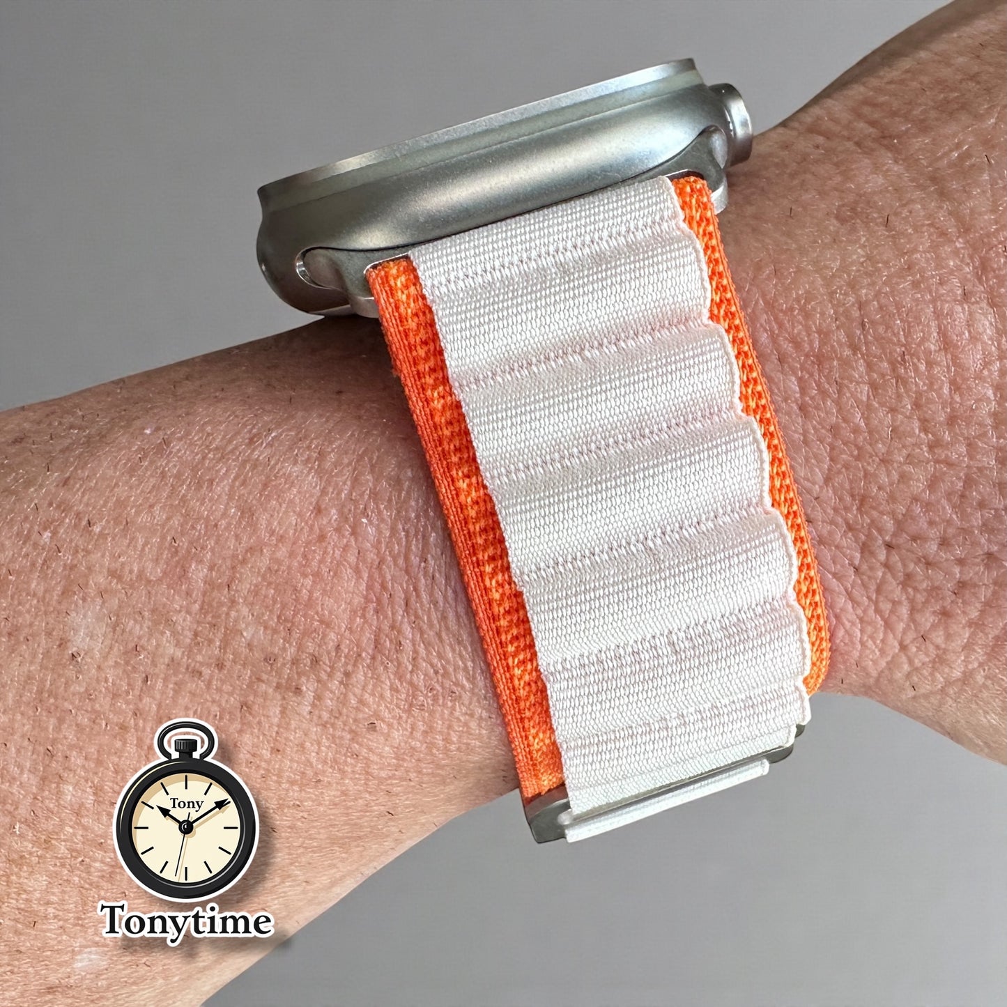 Apple Watch Alpine Loop Nylon Strap Band 42mm-49mm – Two tone Rugged Summit Style