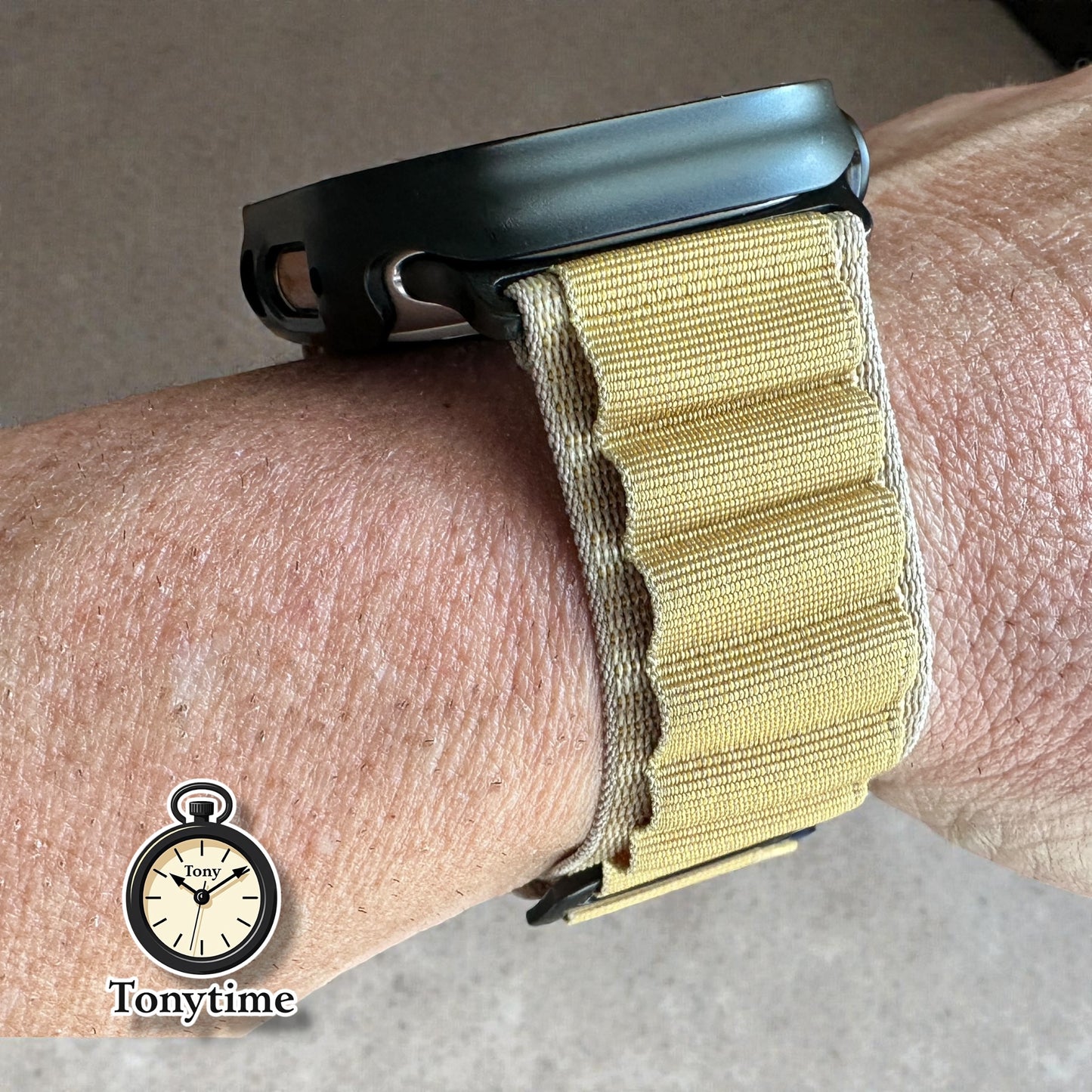 Apple Watch Alpine Loop Nylon Strap Band 42mm-49mm – Two tone Rugged Summit Style