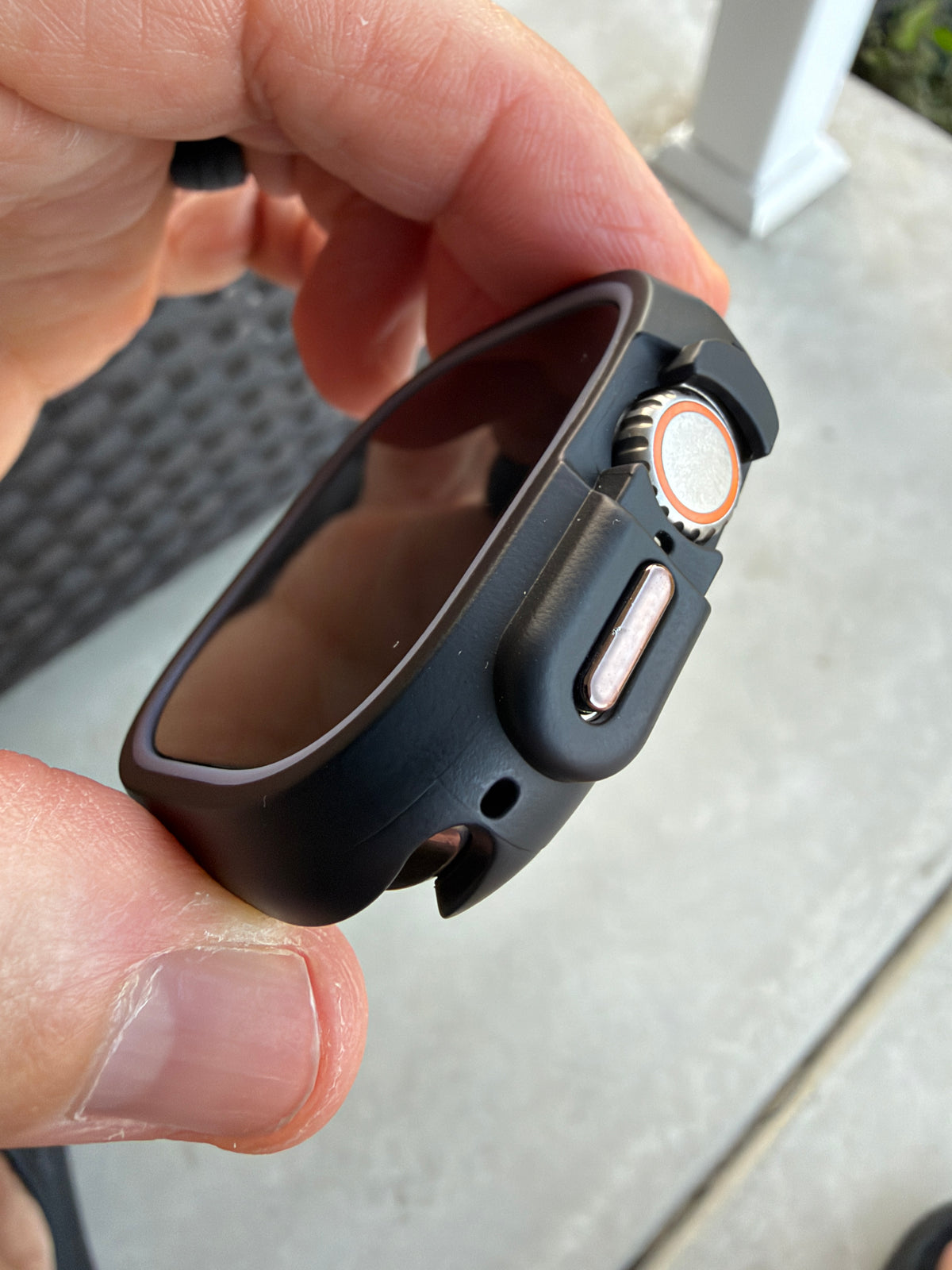 Granite Vector Sport Mod Kit for Apple Watch Ultra 49mm Black Gray Case & Band