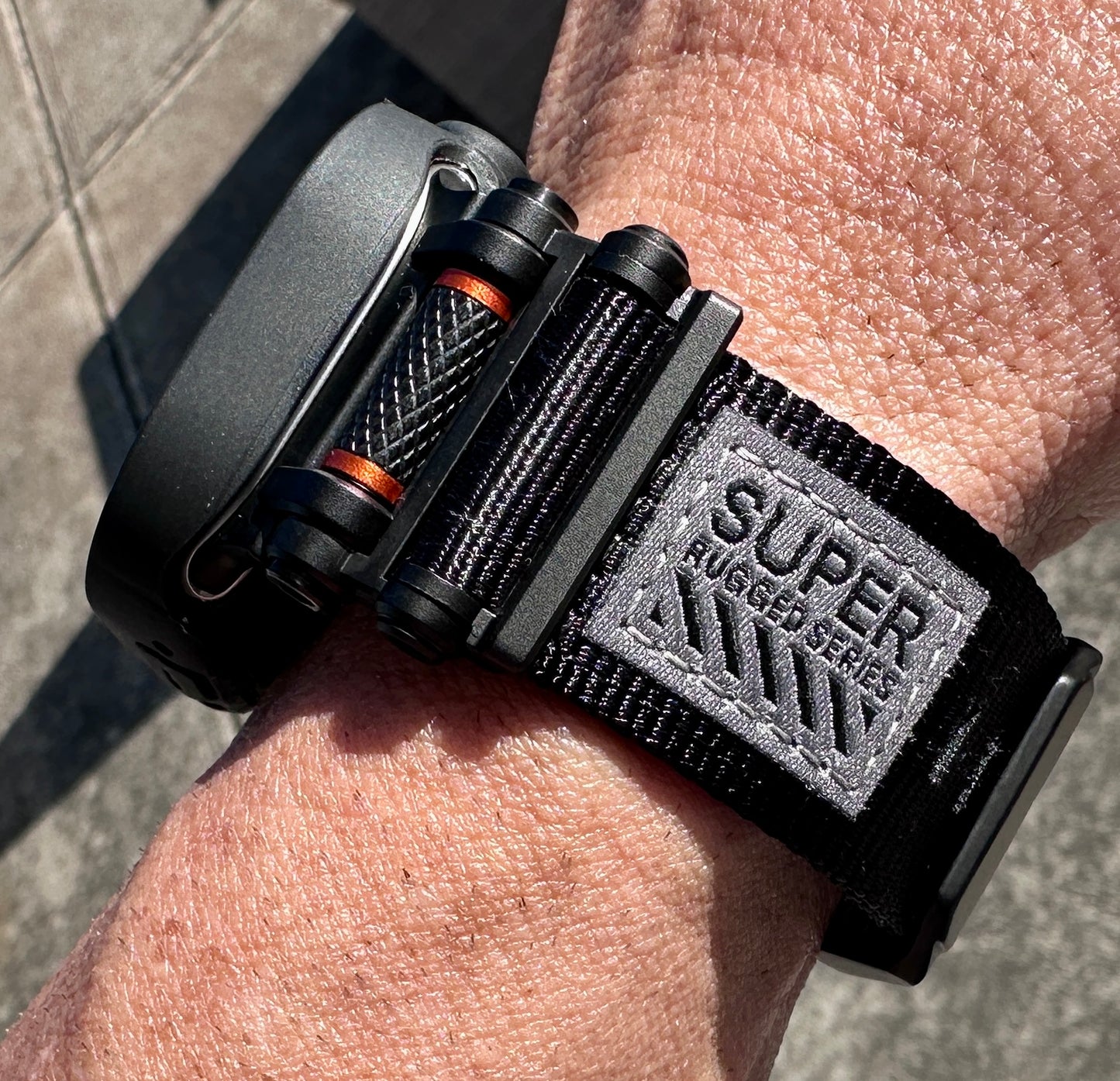 Forge Recon Mod Kit for Apple Watch Ultra, Ultra 2 & Ultra 3 | Tactical Blackout Conversion Kit