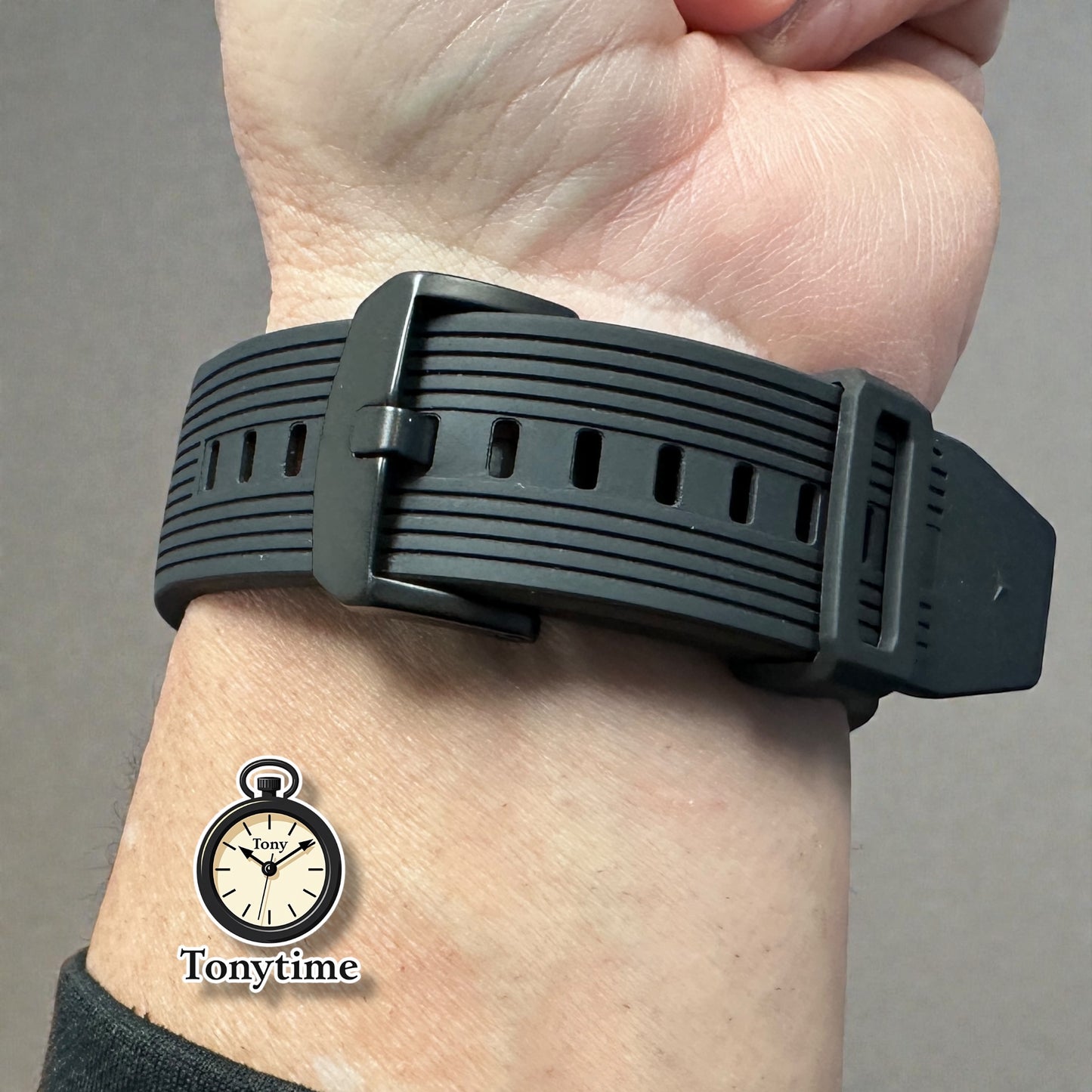 Apple Watch Ultra Modification Kit (49mm) – Stealth Series Ultra Rugged Band + Black TPU Case