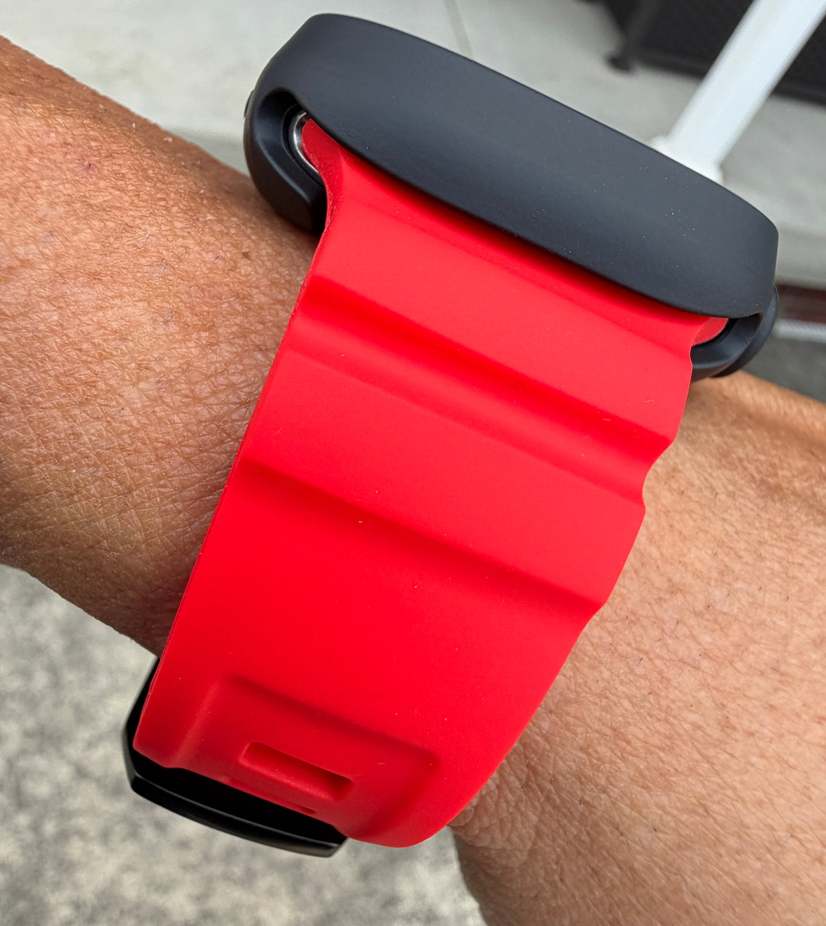 Crimson Core Mod Kit for Apple Watch Ultra 49mm Red Band Black Case Red Bezel
