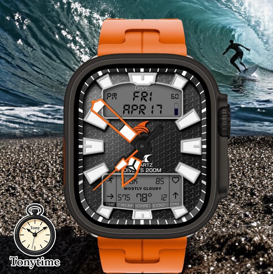 Fin Ops Mission Ultra Diver Clockology Watch face – Special Edition (Ultra Optimized + Night Mode)