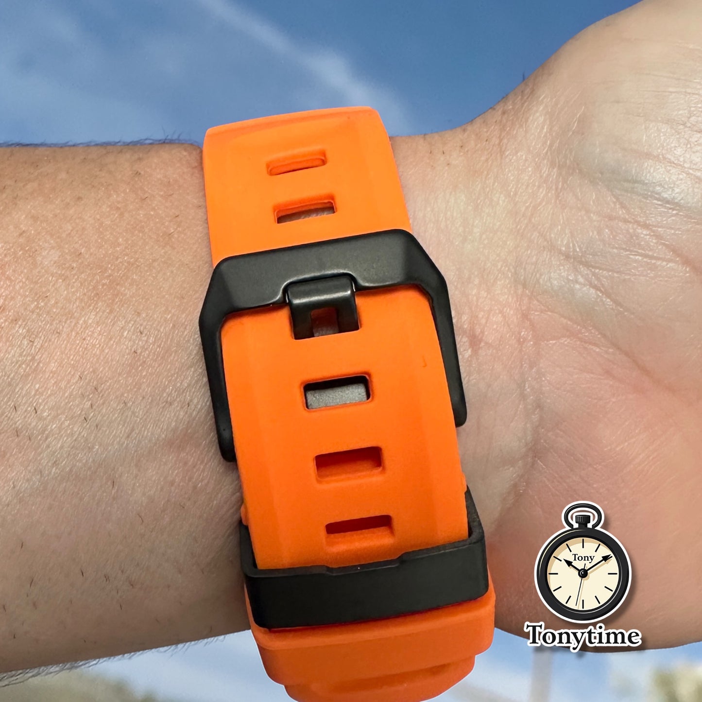 Blaze Tactical Modification Kit Apple Watch Ultra 49mm Orange Rugged Band Black TPU Case