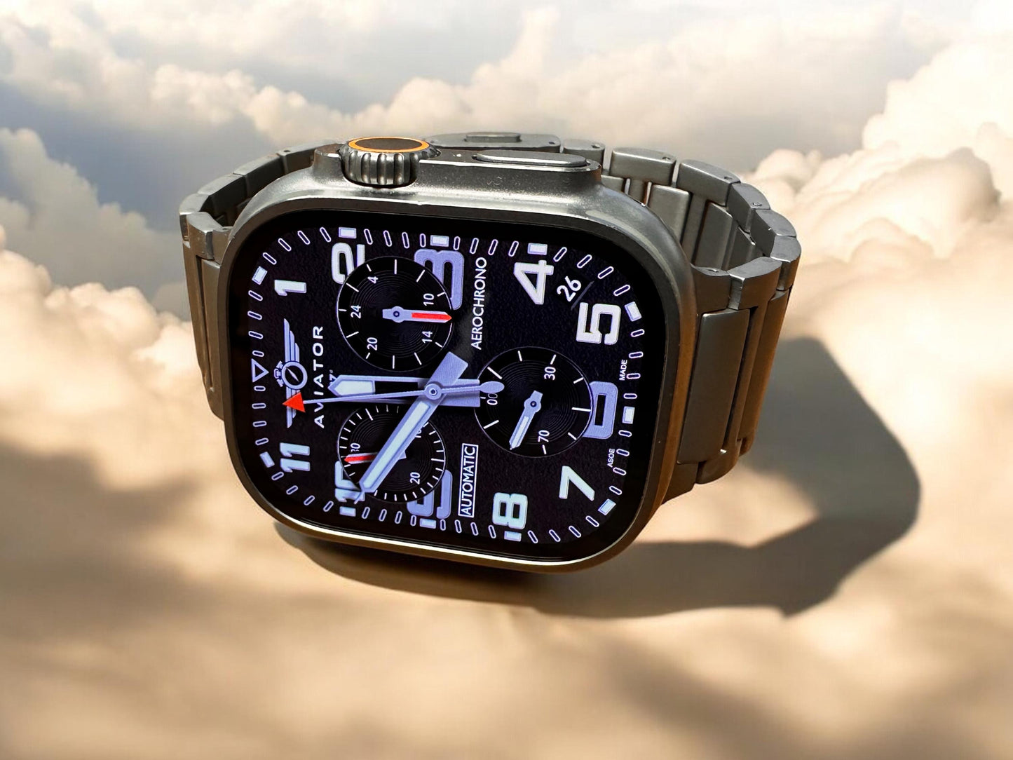 Aviator Watch Face for Clockology Apple Watch (Digital Download)