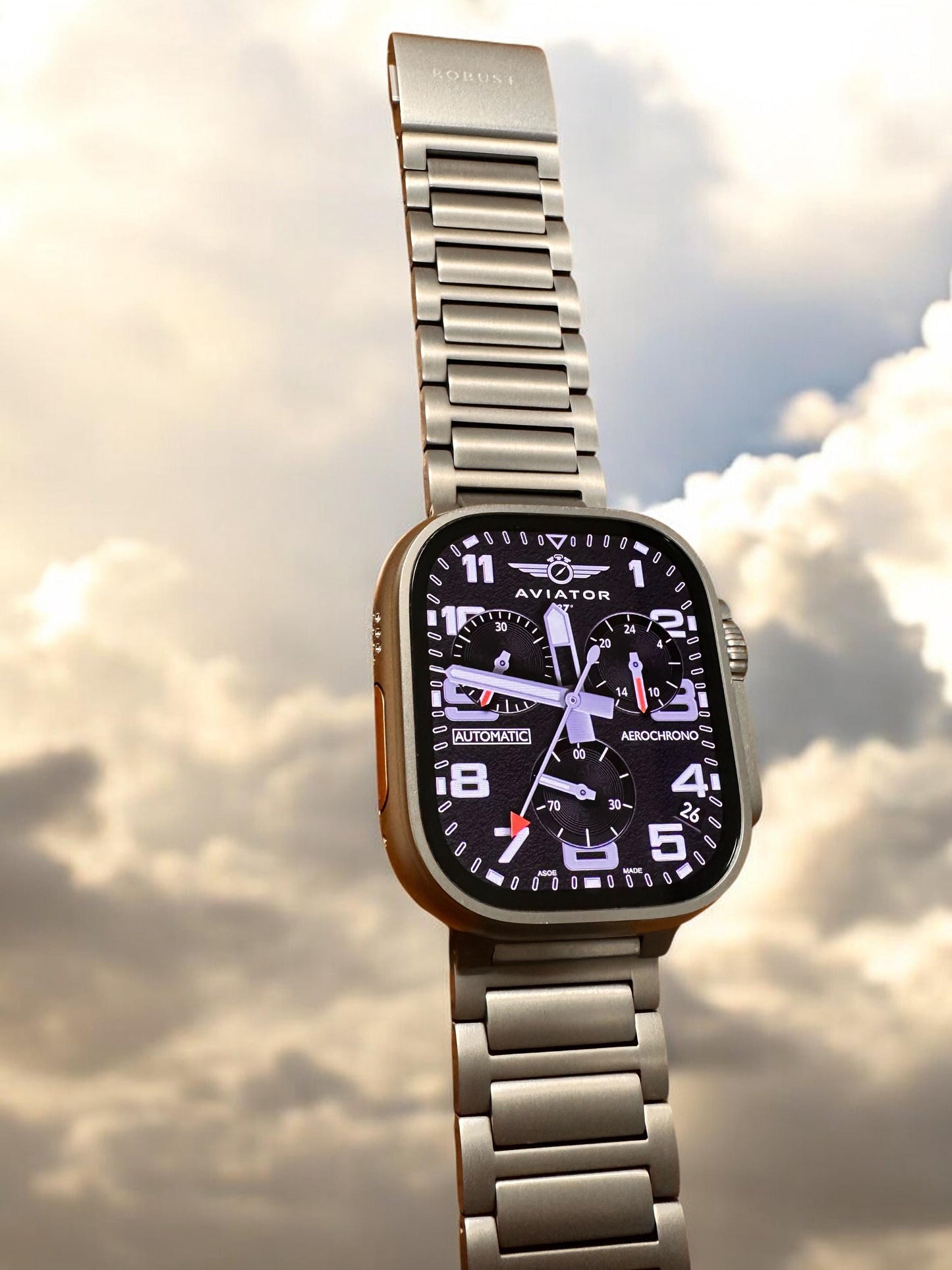 Aviator Watch Face for Clockology Apple Watch (Digital Download)