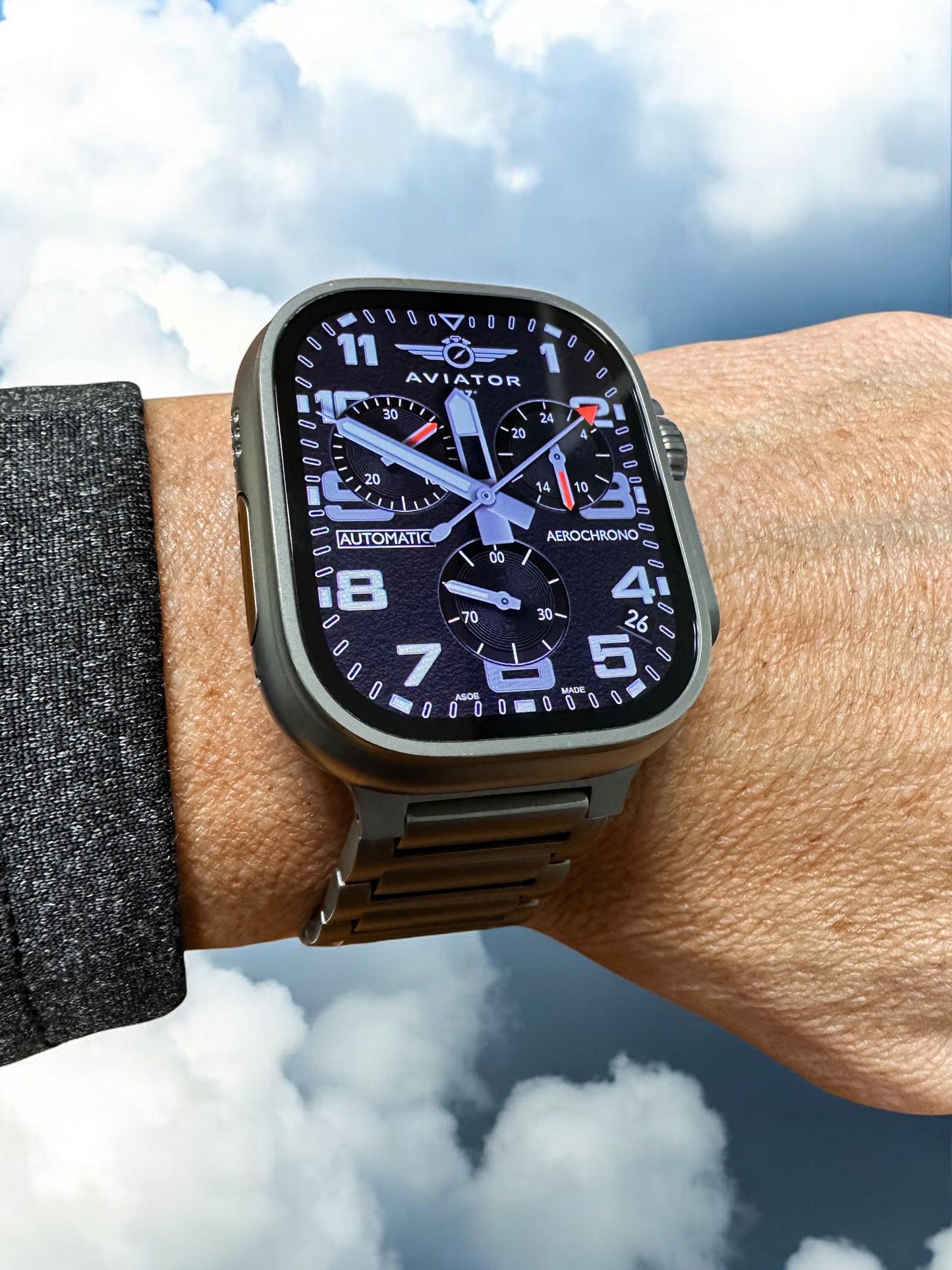 Aviator Watch Face for Clockology Apple Watch (Digital Download)