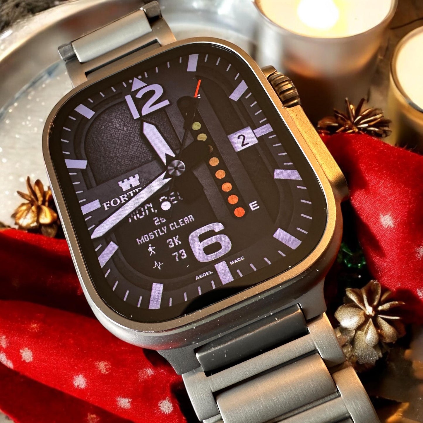 Military Apple Watch Face: Fortress Design (Clockology App)