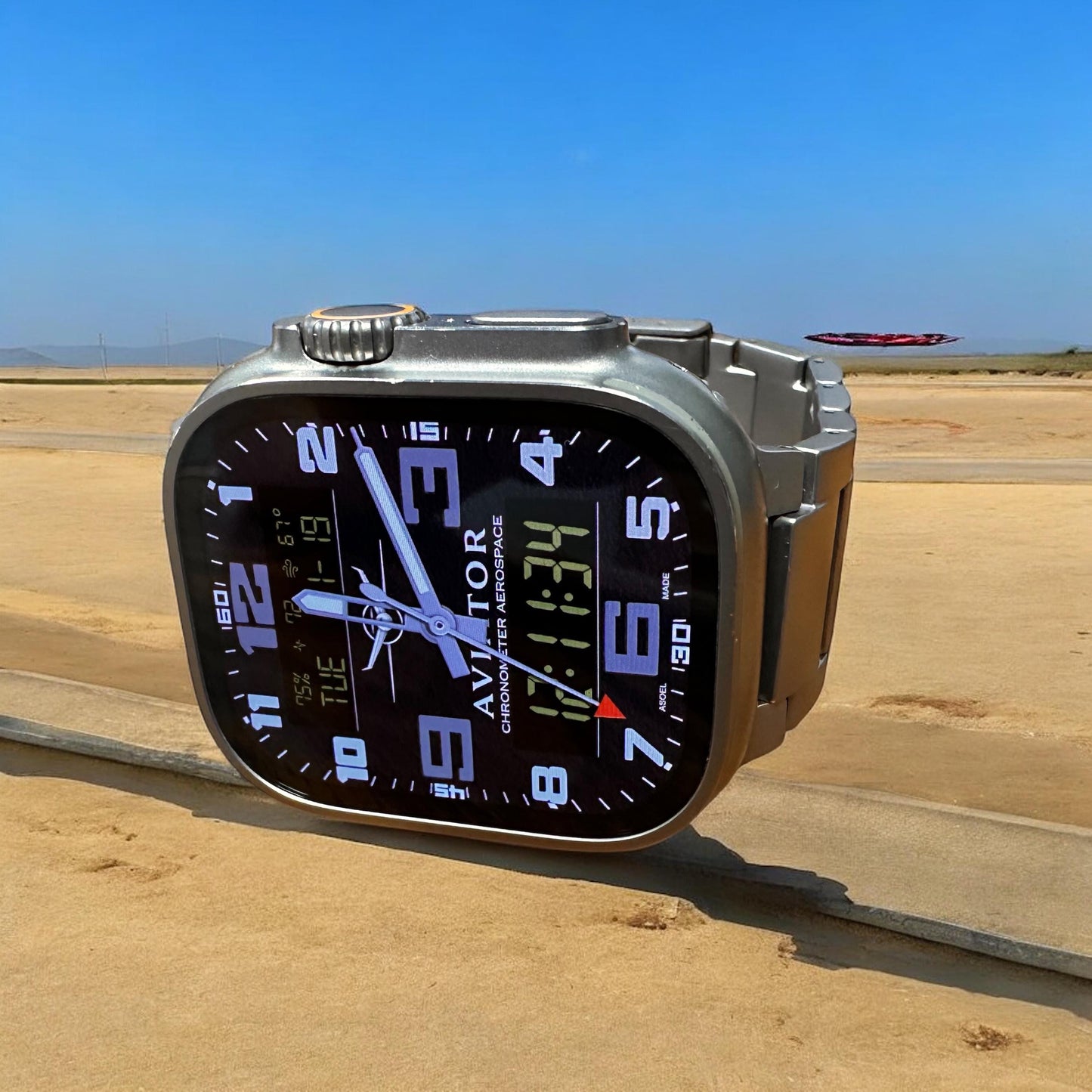 Aviator Apple Watch Face for Clockology App (Digital Download)